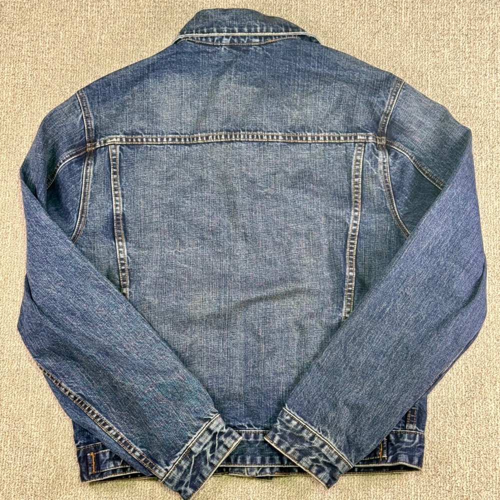 Vintage Nautica Jeans Co Denim Jacket 90s Made in Hong Kong Medium - Picture 2 of 7